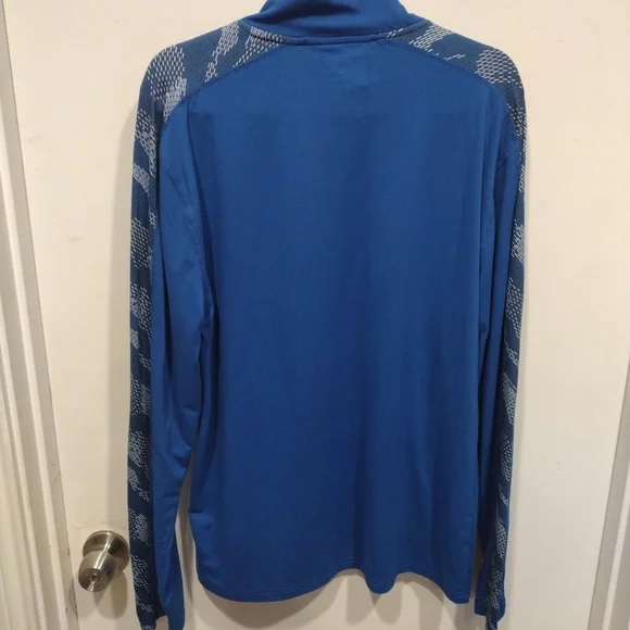 NFL Indianapolis Colts Football Fan 1/4 Zip Pullover Jacket Men's Sz M-Zubaz - Picture 5 of 6